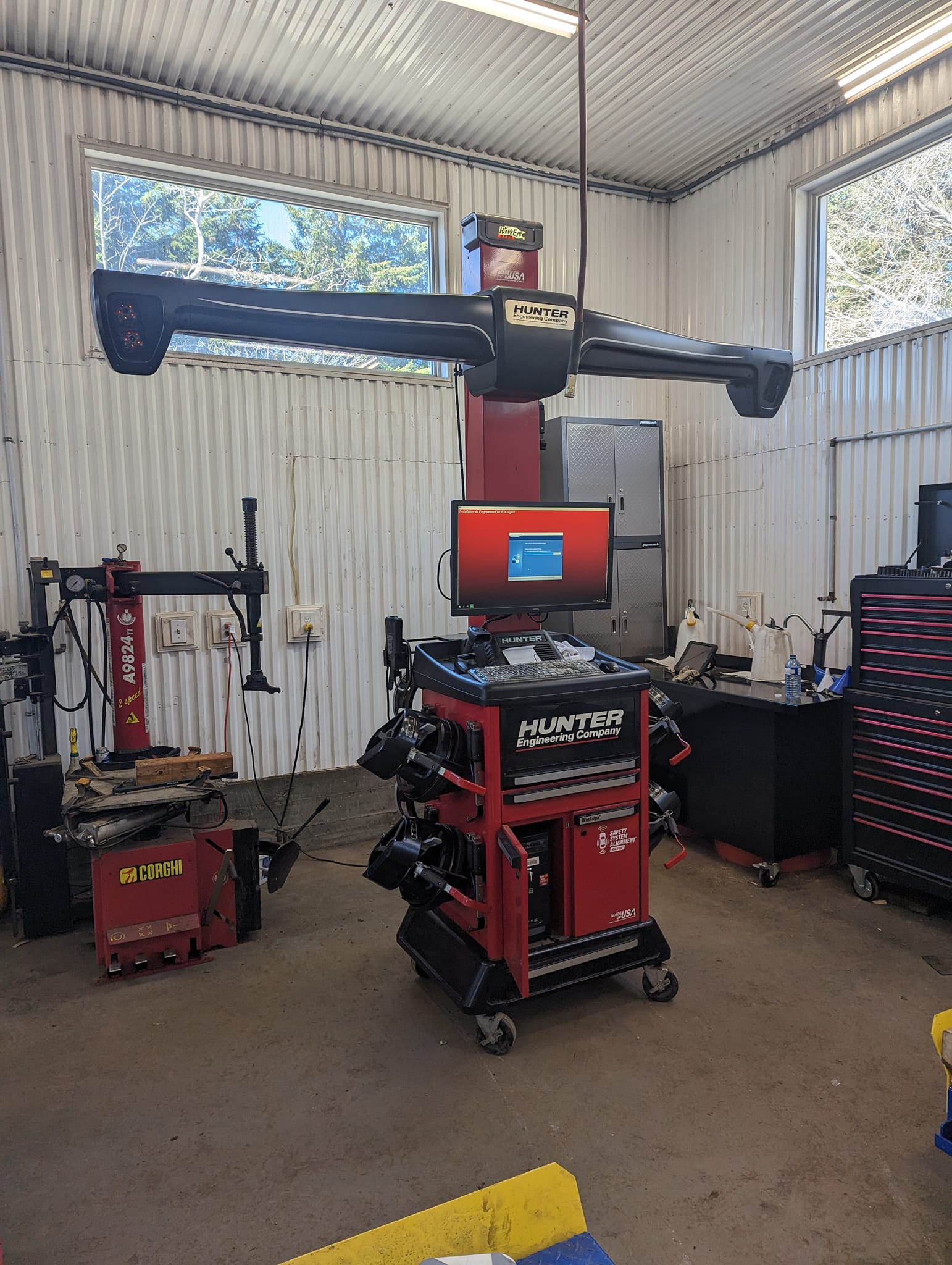 machine alignement